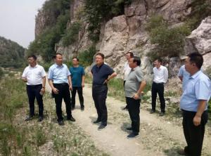Wang Jun, secretary of the municipal party committee, inspected the Qiwei River National Wetland Park and investigated the Wanquan Lake Scenic Area